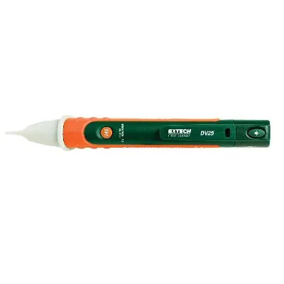 DV25 : CAT IV , 2-range AC voltage detector+ flashlight : 24V...1000V AC ( Extech )