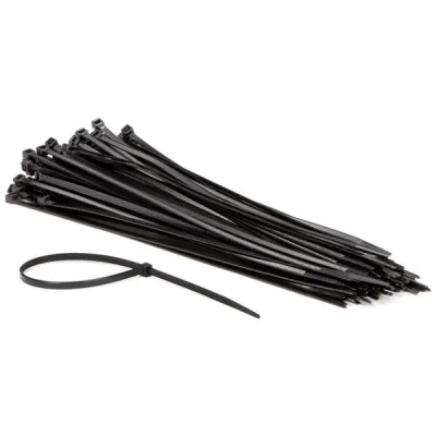 Nailonist kaablisidemed - 4.8 x 300mm - must(100 tk)