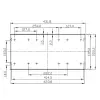 19" rack mount plastic enclosure - 3U