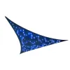 LED star sky screen - triangular - 3.6 x 3.6 x 3.6 m - dark blue