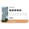SHADE SAIL - SQUARE - 3.6 x 3.6 m - COLOR: LIGHT SLATE GRAY