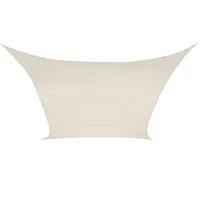 Sirm - nelinurkne - 4 x 3 m - värv: kreemjas