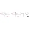 Reed switch - 0.5A @ 100V DC - NC - with wires