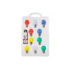 Värvilised LED-pirnid - (10 tk)