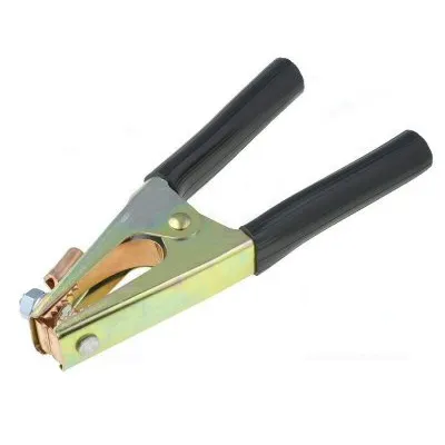 Crocodile clip; 500A; black; Grip capacity: max.45mm
