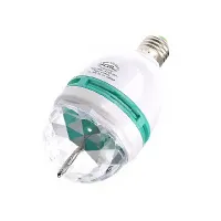 Pöörlev LED -diskolamp ; E27 soklisse