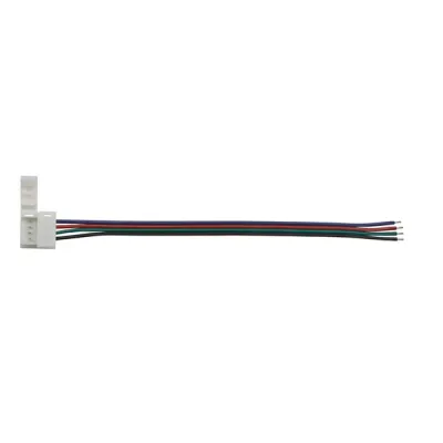Kaabel+kinnituskonnektor painduvale LED-ribale - 10 mm RGB värvilistele ribadele