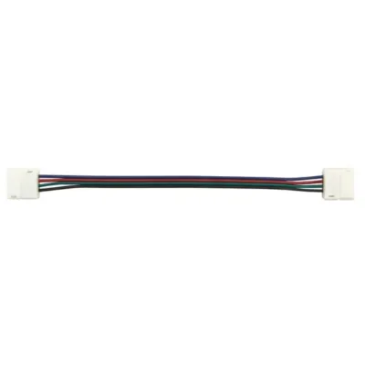 Kaabel+kinnituskonnektor painduvale LED-ribale - 10 mm RGB värvilistele ribadele