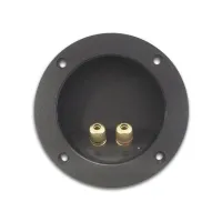 Ümmargune topeltsuurusega kõlarikaabli ühendusterminal - kullatud ühendkontaktid