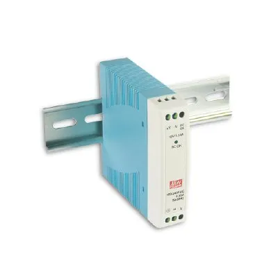 Impulss toiteplokk DIN-liistule : 230V AC/ 12V DC ( 1,67A ; 24W) ( MeanWell)