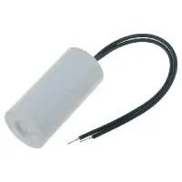 Mootori kondensaator; 1uF; 450V; Ø25x51mm; -25÷70°C; ±10%; juhtmetega