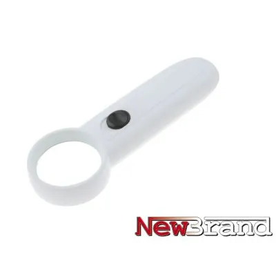 Hand 4x magnifiers with LED light