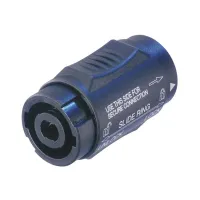 SPEAKON®  ülemineku adapter, 4-kontaktiga pesa- 4-kontaktiga pesa