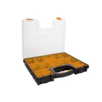 Ящик для компонентов со съемными секциями, пластиковый - 42 x 33.5 x 6.5 см