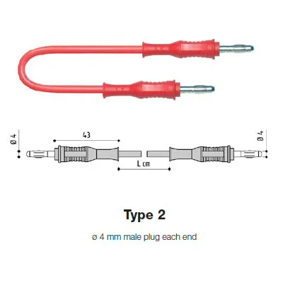 0,75mm silikoonjuhe, 4mm pistikutega, L= 1m ; 12A, must