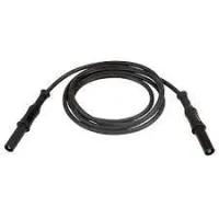 0,75mm silikoon-turvajuhe, 4mm pistikud,L=1m; 12A,600V , hall