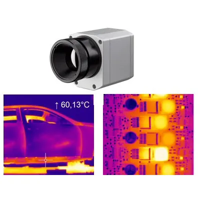 PI640 : industrial thermal imager : 640 x 480 pxl  ( Optris )