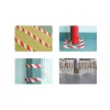 PVC marking tape 5cm x 33m - Red/White