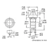R18-25A PUSH SWITCH 1P OFF-ON BLACK 3A/125V