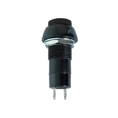 R18-25A PUSH SWITCH 1P OFF-ON BLACK 3A/125V