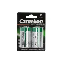 Цинково-угольная батарейка D / R20 1.5V-8000mAh (2 шт/блистер)