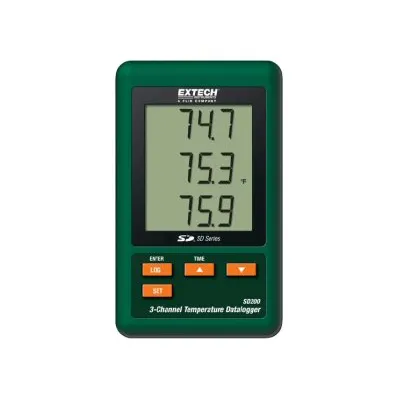 SD200:  3-channel K-type thermocouple logger ( Extech )