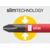 SLIMFIX VDE/GS XENO SL/PH2x100 electrician's screwdriver for terminal screws - WIHA - 3271