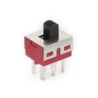 ПОЛЗУНКОВЫЙ ПЕРЕКЛЮЧАТЕЛЬ 2P ON-ON - ДЛЯ МОНТАЖА НА ПЕЧАТНУЮ ПЛАТУ