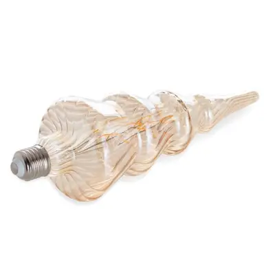 Deco bulb - Christmas tree-shaped bulb - golden thread - E27
