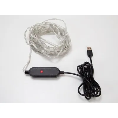 TUYA LED - 7.5 m - 75 multicolored lamps - transparent wire - smart