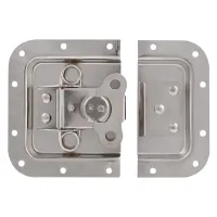 Lock, white metal, 171 x 126mm