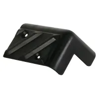 Kõlari nurgik - must plastik - 80 x 50 mm x 90° - 8 tk