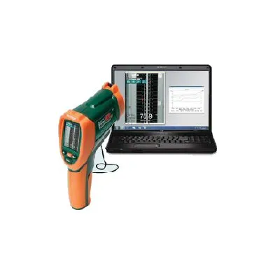 VIR50 : IR-termomeeter + kontakt-termomeeter + digi-fotokaamera: ...2200°C ( Extech )