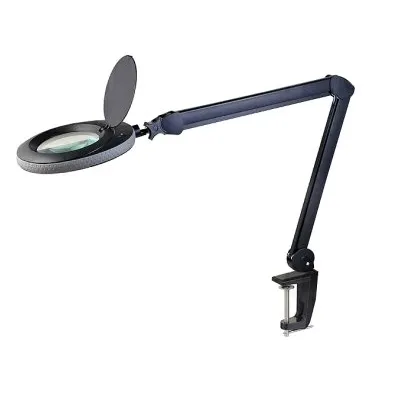 Desktop lamp with magnifier; Mag:5dpt(x2.25); Lens diam:120mm
