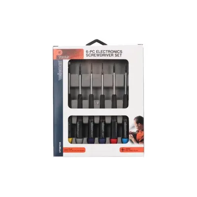 6-PC ELECTRONICS SCREWDRIVER SET (FLAT/PH)