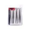SET OF 4 TWEEZERS - NON-CONDUCTIVE