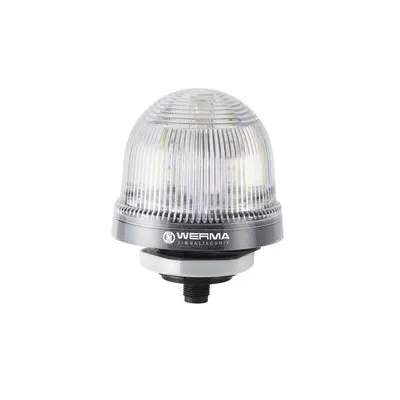 816-seeria pidevalt põlev mitmevärviline LED-signaallamp; läbipaistva kattega ; 24VDC ( Werma Signaltechnik )