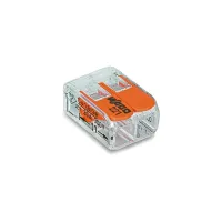 WAGO - compact splicing connector - 2 x 0.2 - 4 mm² for all types of wires