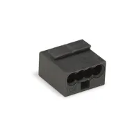 MICRO-konnektor: PUSH-WIRE , JUNCTION BOXES 4-CONDUCTOR TERMINAL BLOCK, DARK GREY