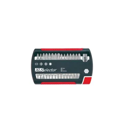 Wiha Bit set XLSelector Standard 25 mm assorted 1/4" 31-pcs. (29417)