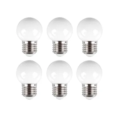 LED pirnid - soe valge  (10 tk)