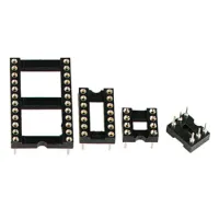 16-контактная панель для микросхем DIL с шагом 300 мил, тип "тюльпан"