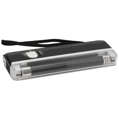 Mini ultraviolettlamp + taskulamp / must