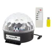 LED Diskovalgusti integreeritud MP3 mängijaga