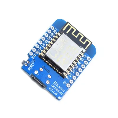 WeMos D1 mini plaat V2, ESP-8266EX baasil