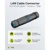 Outdoor (IP68) LAN Cable Connector, CAT 6A UTP Unshielded