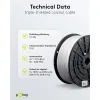 110 dB SAT Coaxial Cable, 3x Shielded, Copper Inner Conductor