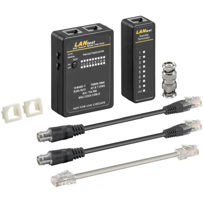 Network cable tester set