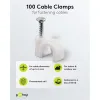 Cable Clip 6 mm, white