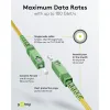 Fibre-optic Cable (FTTH), Singlemode (OS2) Yellow,(Simplex)